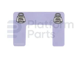 Decal, control, control box