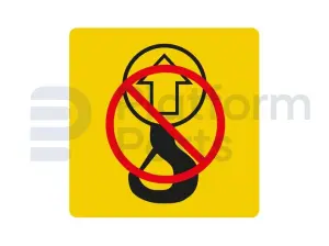 Decal, no lifting eye