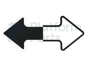 Decal, arrow