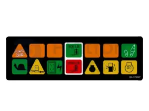 Decal, display, lower control