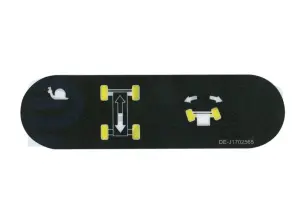 Decal, drive-steer, control box