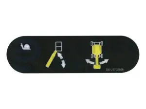 Decal, lift-swing, control box