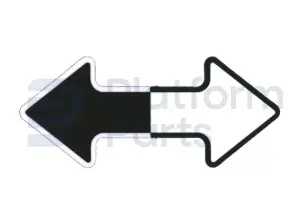 Decal, arrow