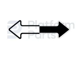 Decal, arrow