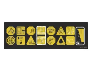 Decal, display, control box