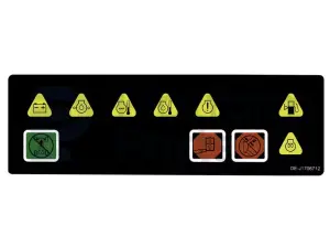 Decal, lower control (display)