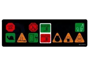 Decal, display, control box