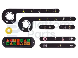 Decal kit, symbol, JLG eq. 2910866