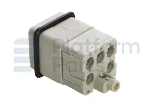 Connector plug, 5 pin, male
