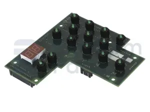 Electronic card, control box