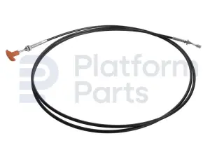 Emergency lowering cable