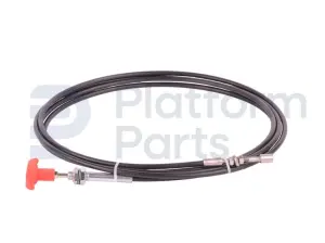 Emergency lowering cable
