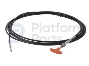 Emergency lowering cable