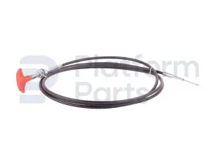 Emergency lowering cable