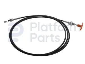 Emergency lowering cable