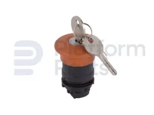 Emergency stop plastic with key
