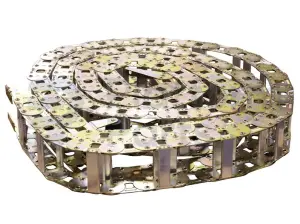 Cable track, steel, 84 links