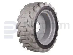 Non-marking tire + rim, foamed, RH
