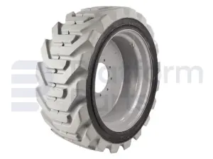 Non-marking tire + rim, foamed, LH