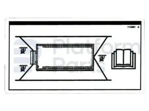 Decal, transport tiedown