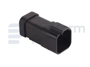Connector plug, DT-series, 6 pin, female