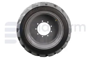 Non-marking tire + rim, foamed, LH