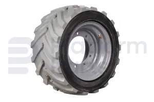 Non-marking tire + rim, foamed, RH