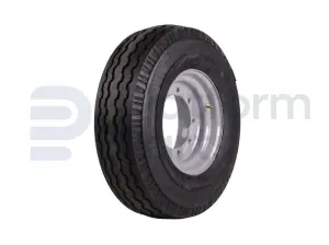 Tire (black) + rim, foamed / steer, front