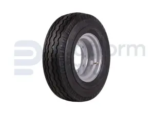 Tire (black) + rim, foamed / non-steer, rear