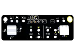 Decal, control, control box