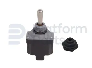 Toggle switch, (ON)-OFF-(ON), SPDT