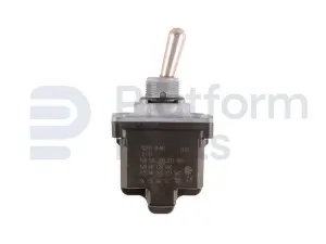 Toggle switch, (ON)-ON, DPDT
