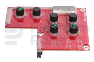 Electronic card, control box
