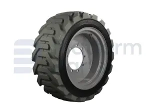 Non-marking tire + rim, foamed, RH
