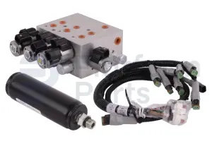 Hydraulic manifold, platform, service kit