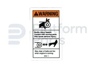 Decal, moving parts