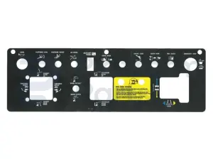 Pegatina caja de control