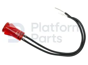 Indicator light, red, 24V