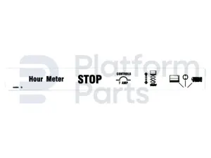 Decal, lower control