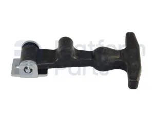 Flexible draw latch rubber