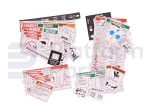 Pegatina kit, seguridad GS2032/GS2632/GS2646/GS3246