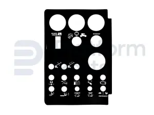 Decal, lower control, Dutch
