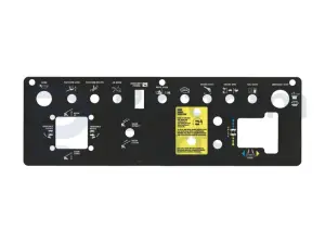 Pegatina, uso, caja de control