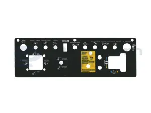 Decal, control, control box, Spanish