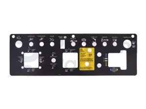 Pegatina, uso, caja de control