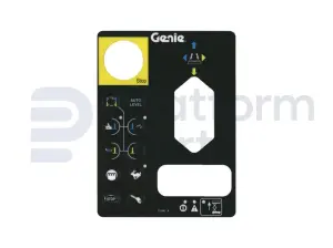 Pegatina, uso, caja de control