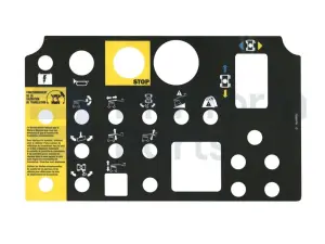 Decal, control, control box, French