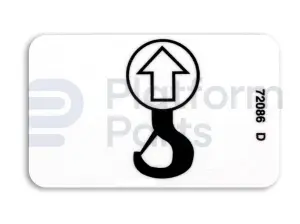Decal, lifting eye