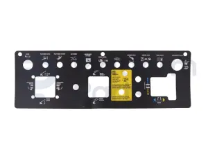 Pegatina, uso, caja de control