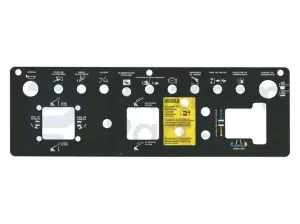 Decal, control, control box, Spanish
